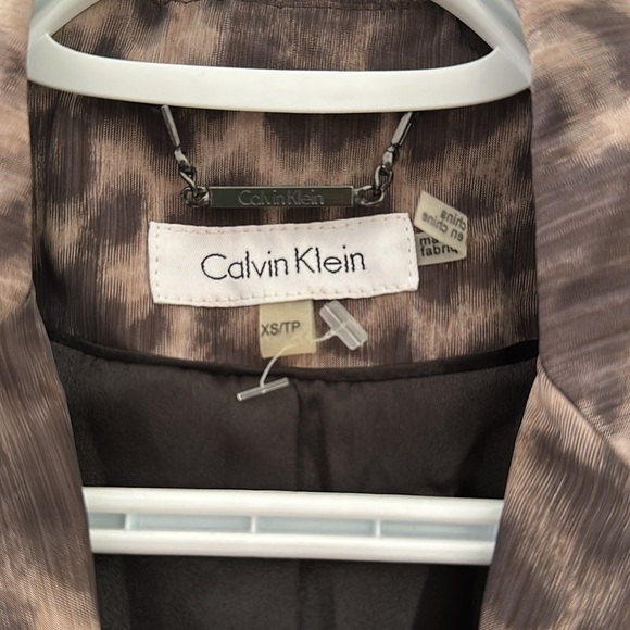 Calvin Klein Leopard print Nylon Blazer - Picture 3 of 8